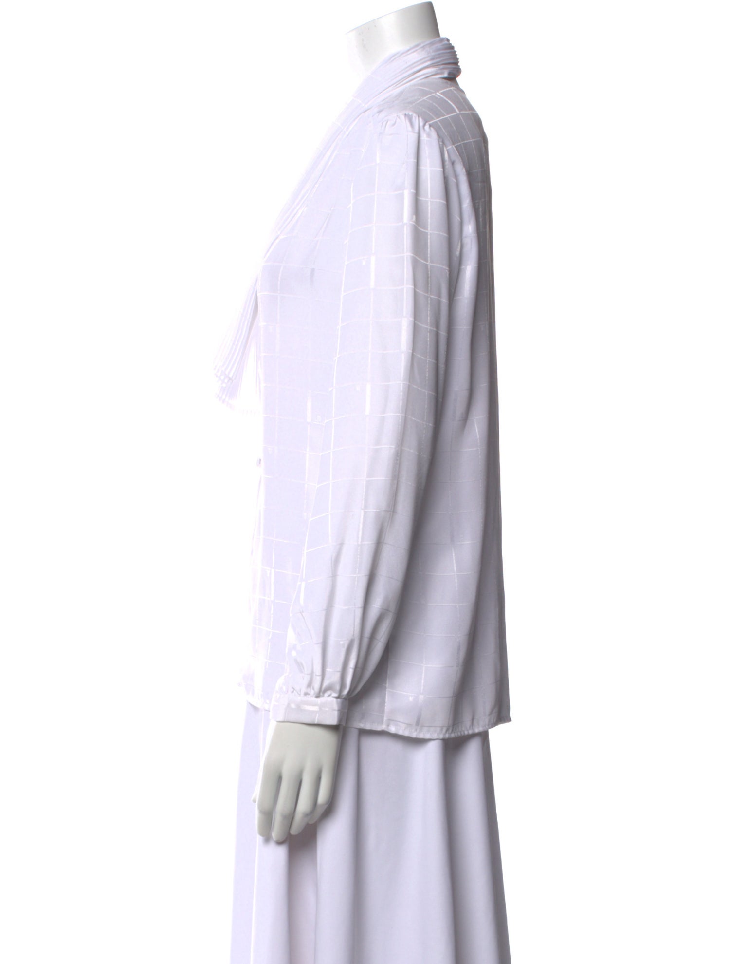 Lanvin Long Sleeve Button-Up Top