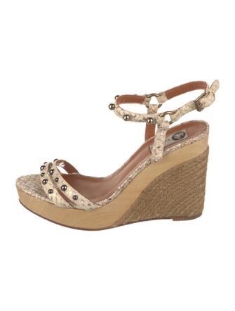 Lanvin Python Espadrilles