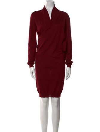 Lanvin Cowl Neck Mini Dress