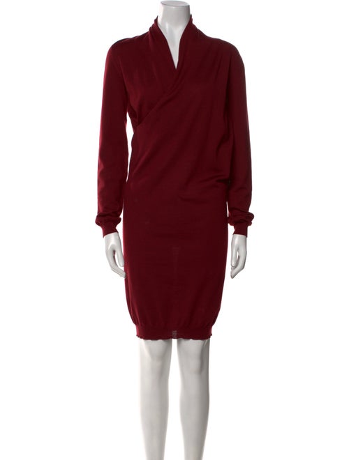 Lanvin Cowl Neck Mini Dress