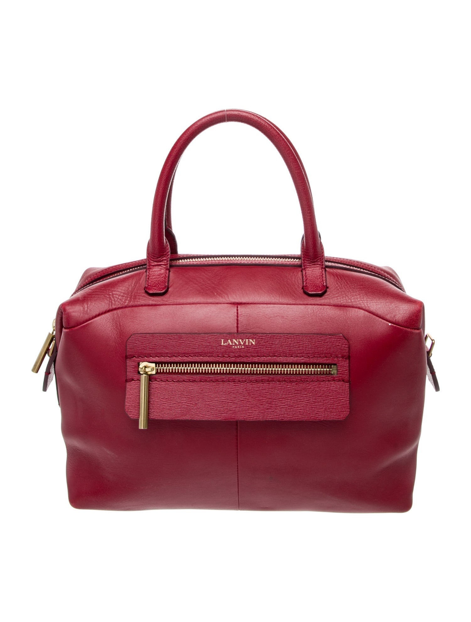Lanvin Leather Top Handle Bag