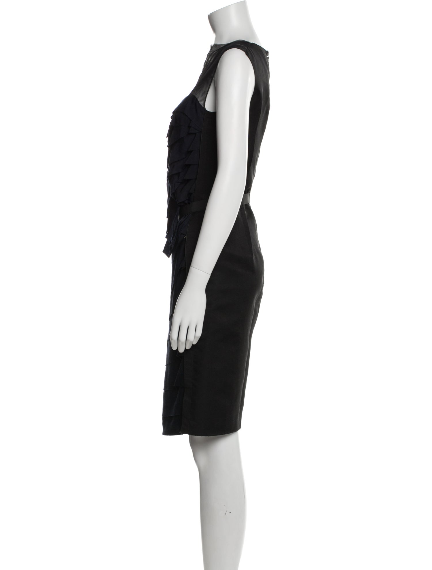 Lanvin Bateau Neckline Knee-Length Dress