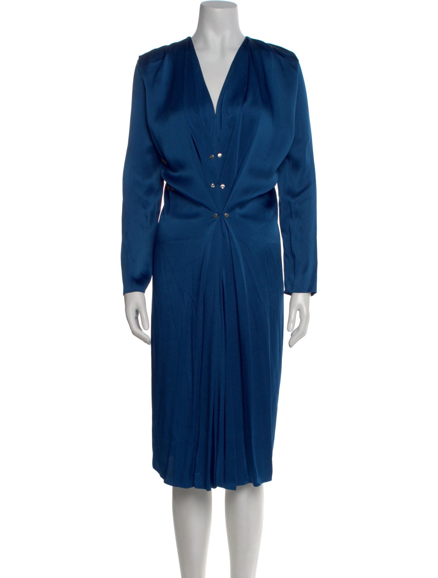 Lanvin V-Neck Midi Length Dress