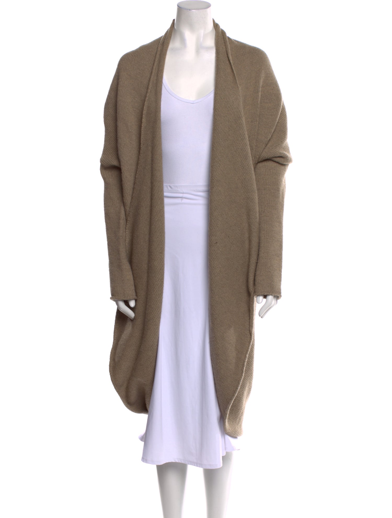 Lanvin Alpaca Open Front Sweater