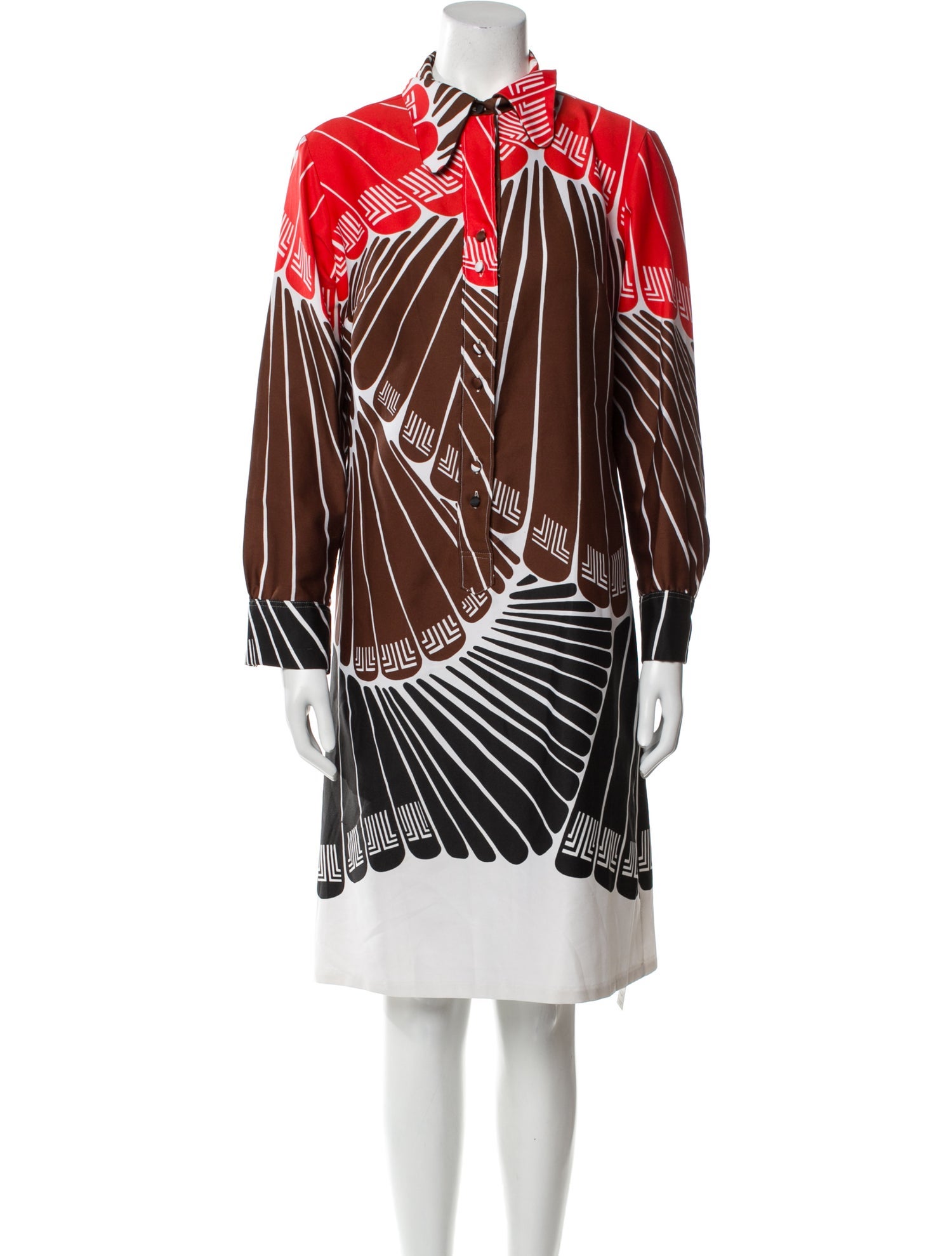 Lanvin Printed Knee-Length Dress