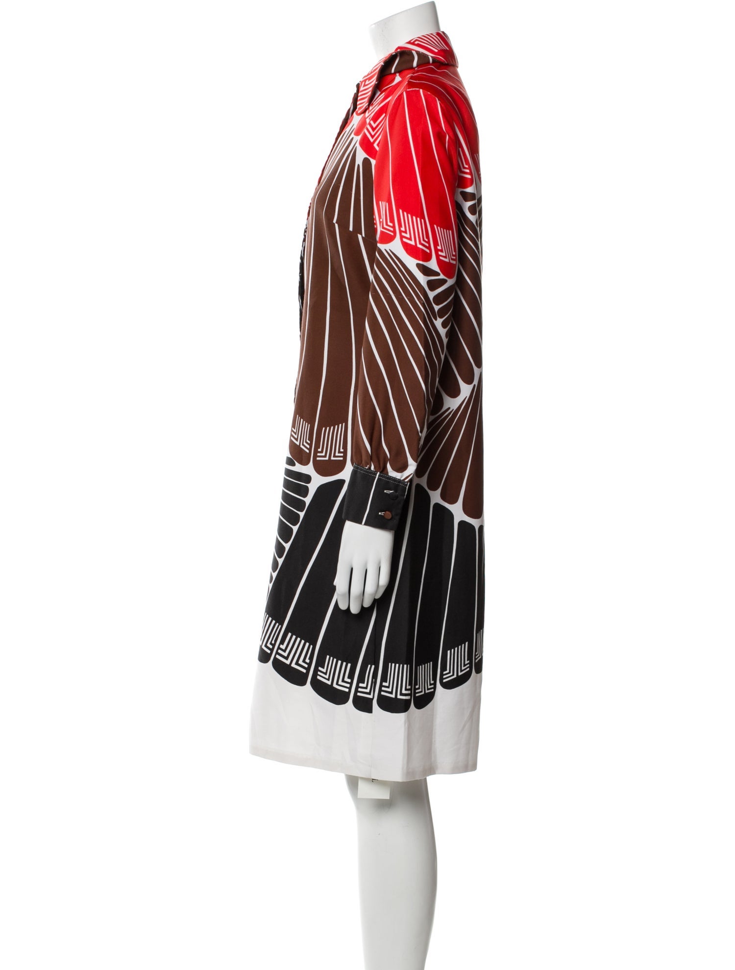 Lanvin Printed Knee-Length Dress