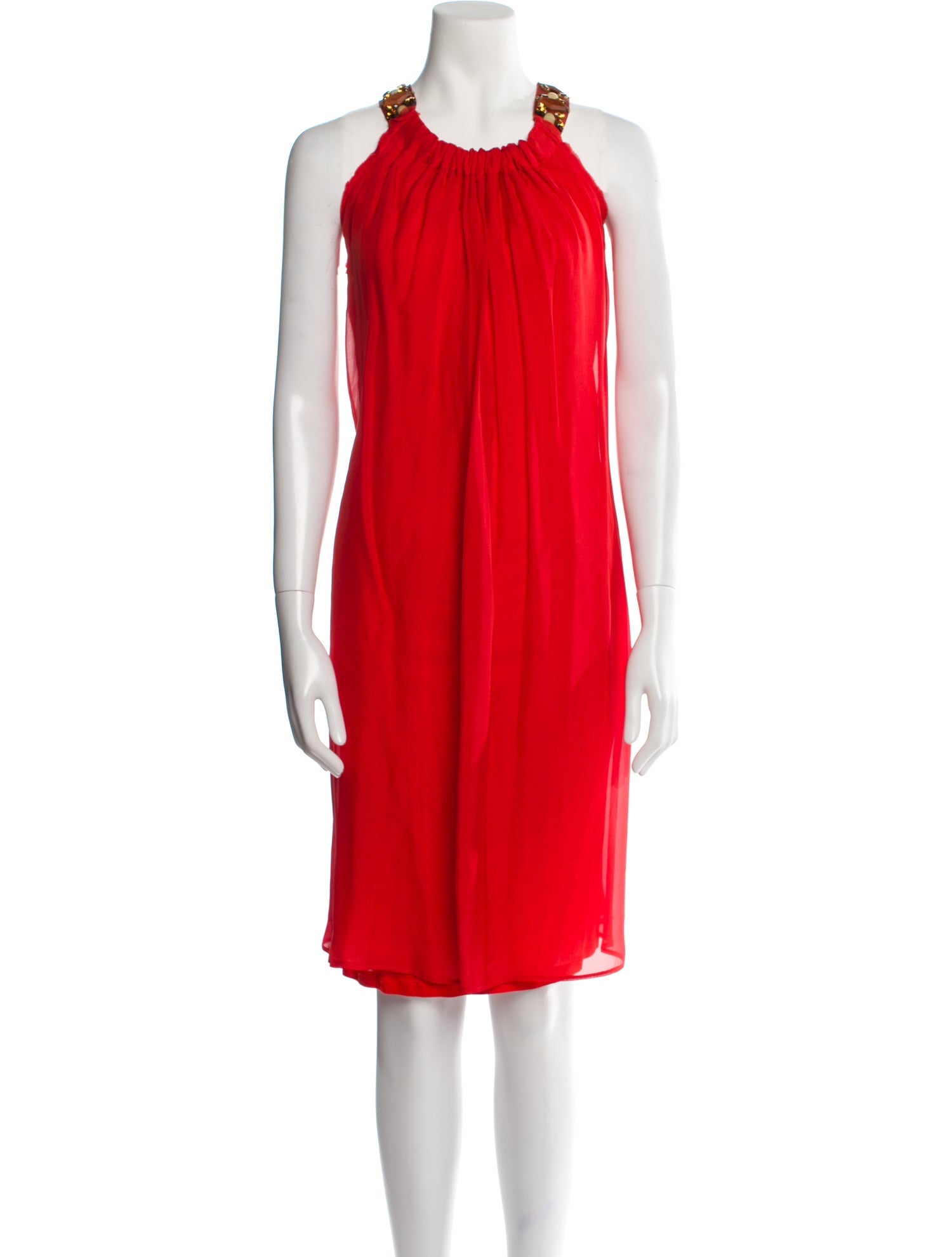 Lanvin Silk Knee-Length Dress