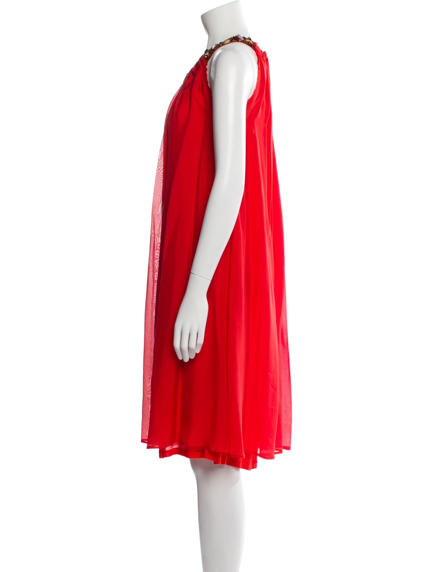 Lanvin Silk Knee-Length Dress
