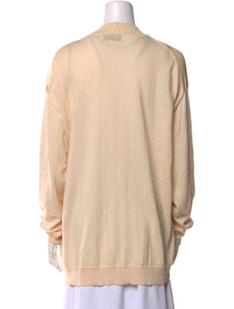 Lanvin Virgin Wool Printed Sweater