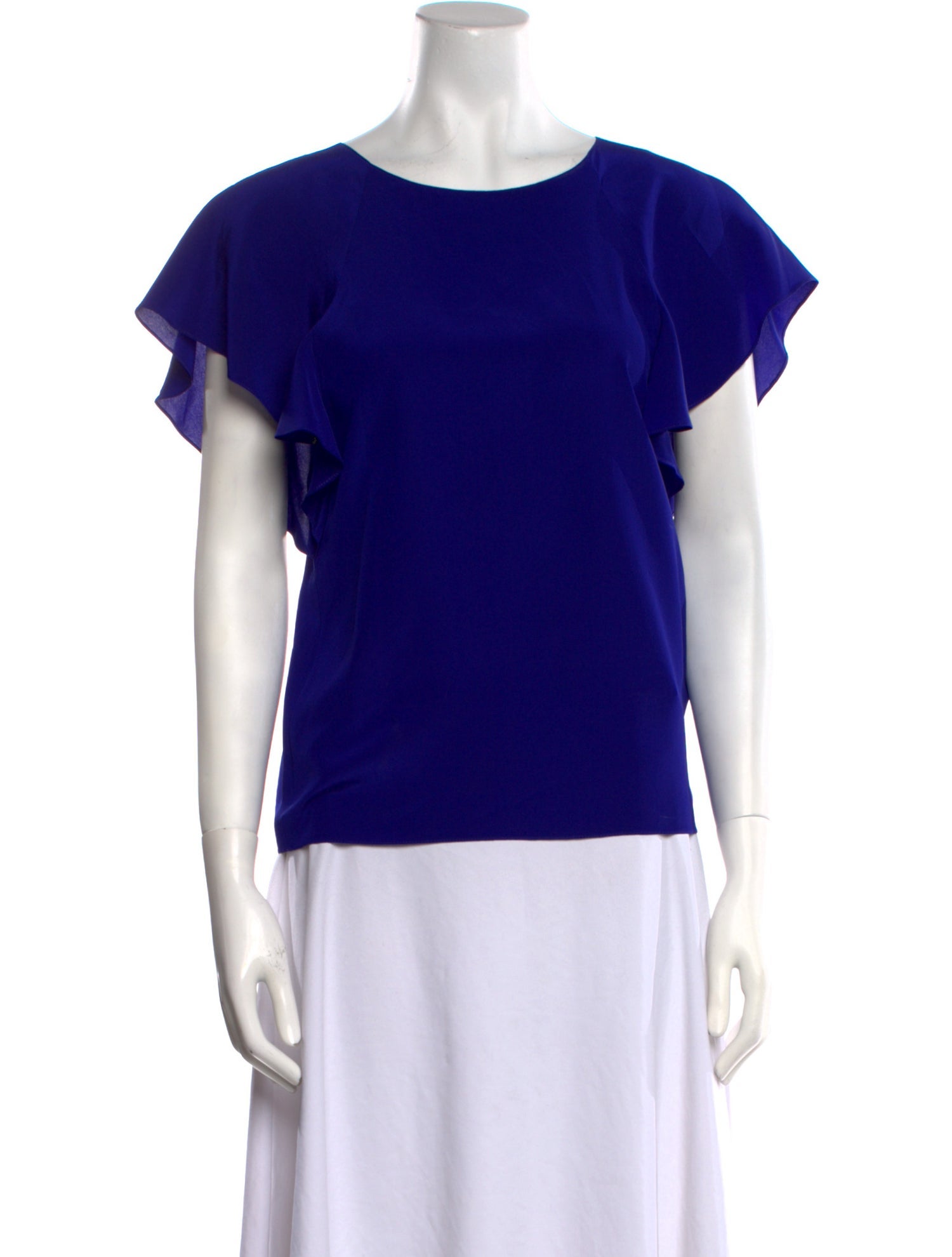 Lanvin Silk Bateau Neckline T-Shirt