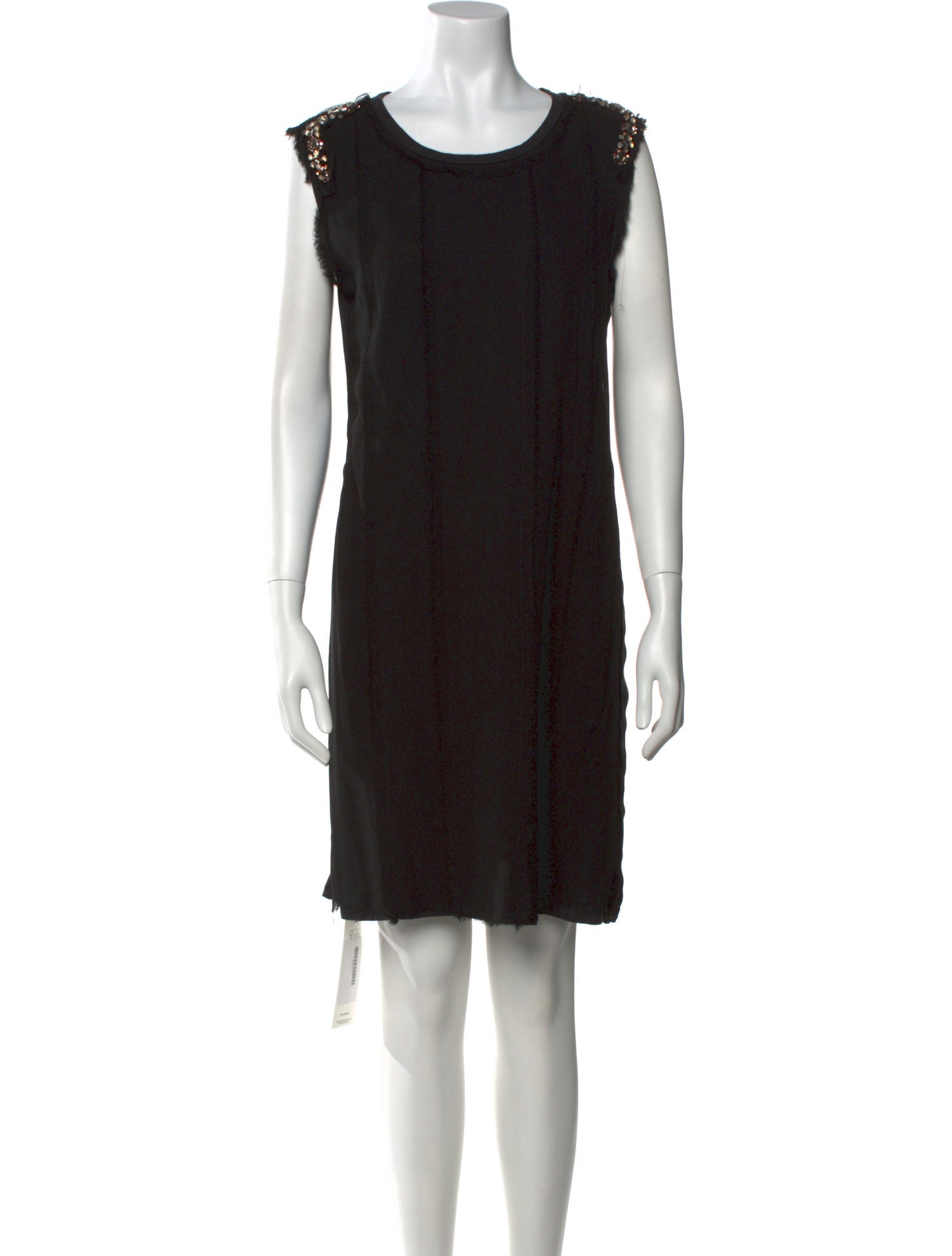 Lanvin Scoop Neck Mini Dress