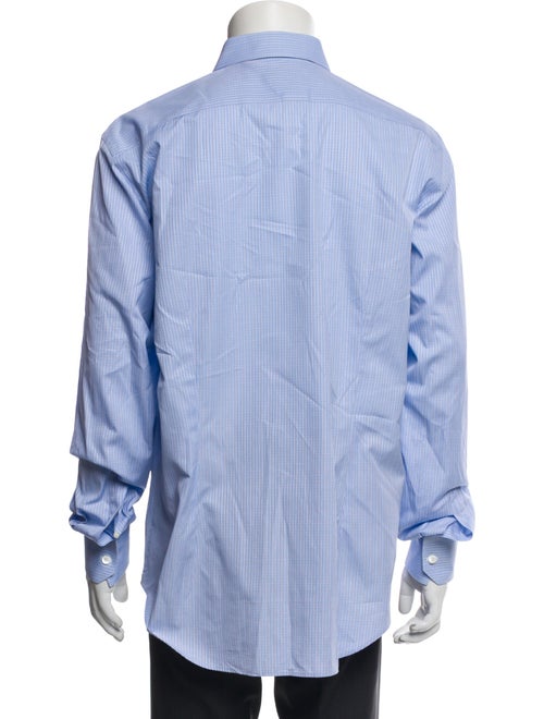 Lanvin Striped Long Sleeve Dress Shirt