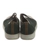 Lanvin Suede Colorblock Pattern Sneakers