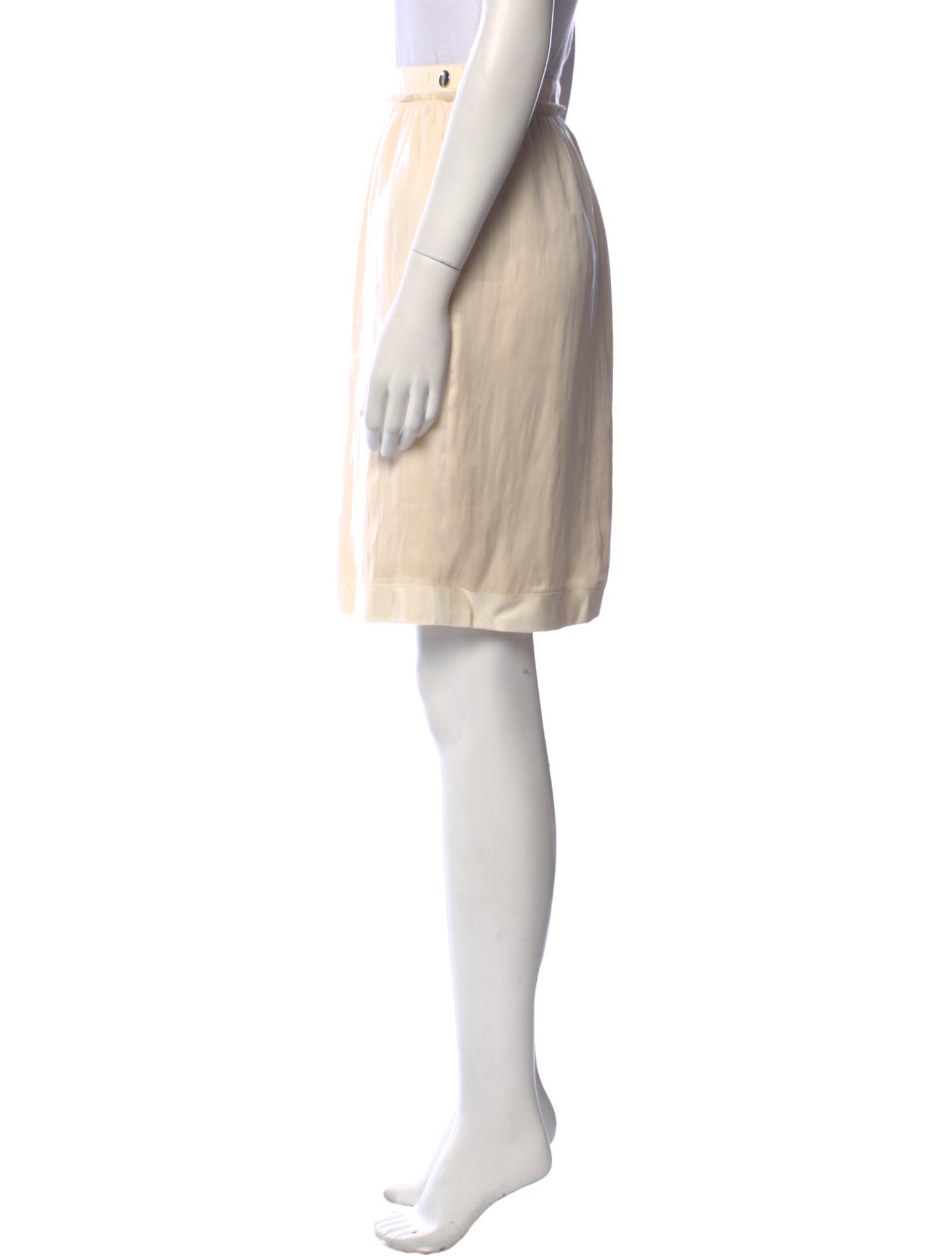 Lanvin Grosgrain Trim Knee-Length Skirt