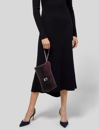 Lanvin Velvet Evening Bag