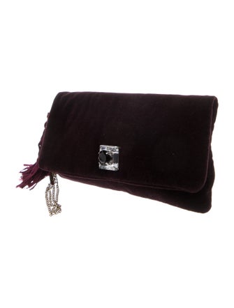 Lanvin Velvet Evening Bag