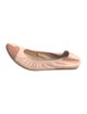 Lanvin Leather Colorblock Pattern Ballet Flats