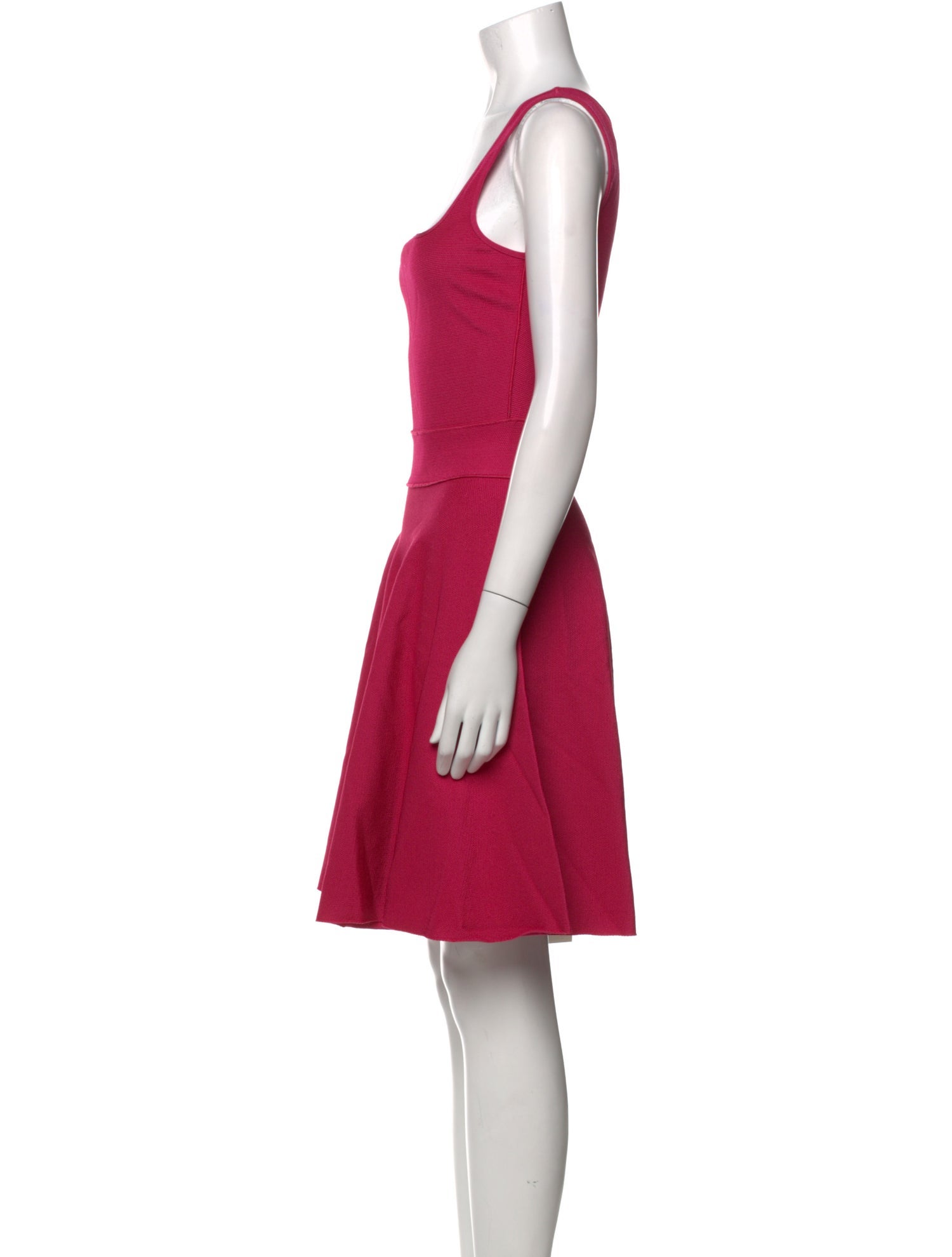 Lanvin Square Neckline Knee-Length Dress