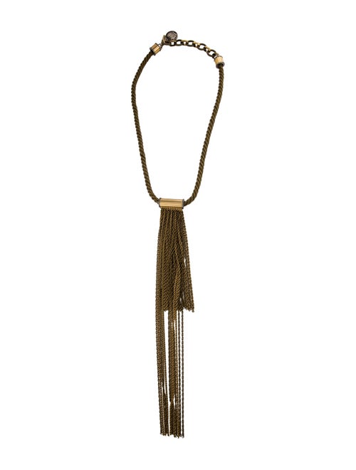 Lanvin Rope Tassel Lavalier Necklace