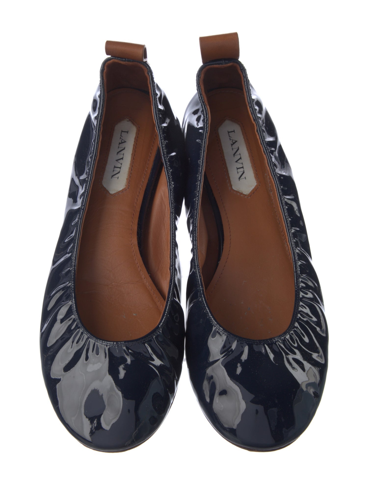 Lanvin Patent Leather Ballet Flats