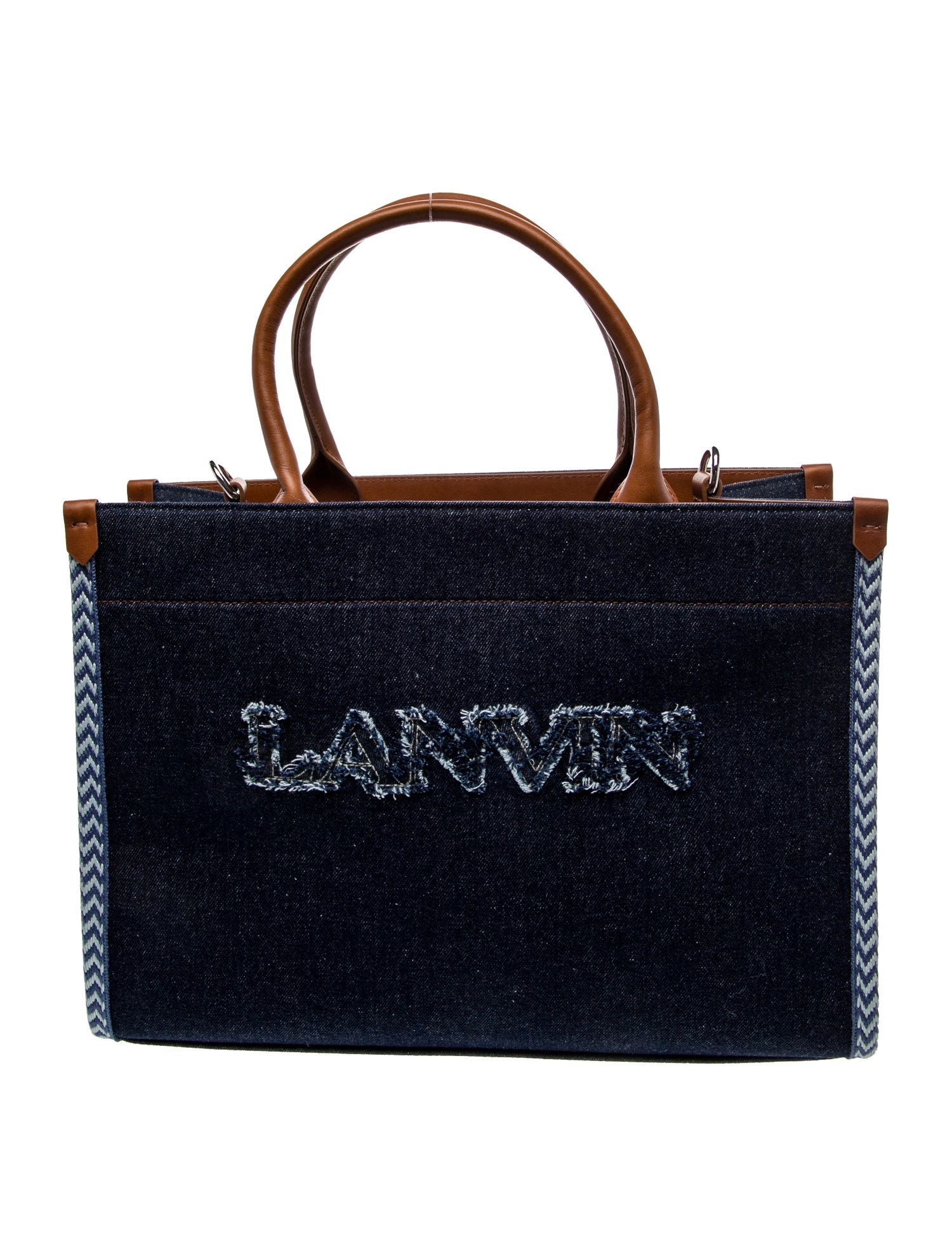 Lanvin Denim Top Handle Bag