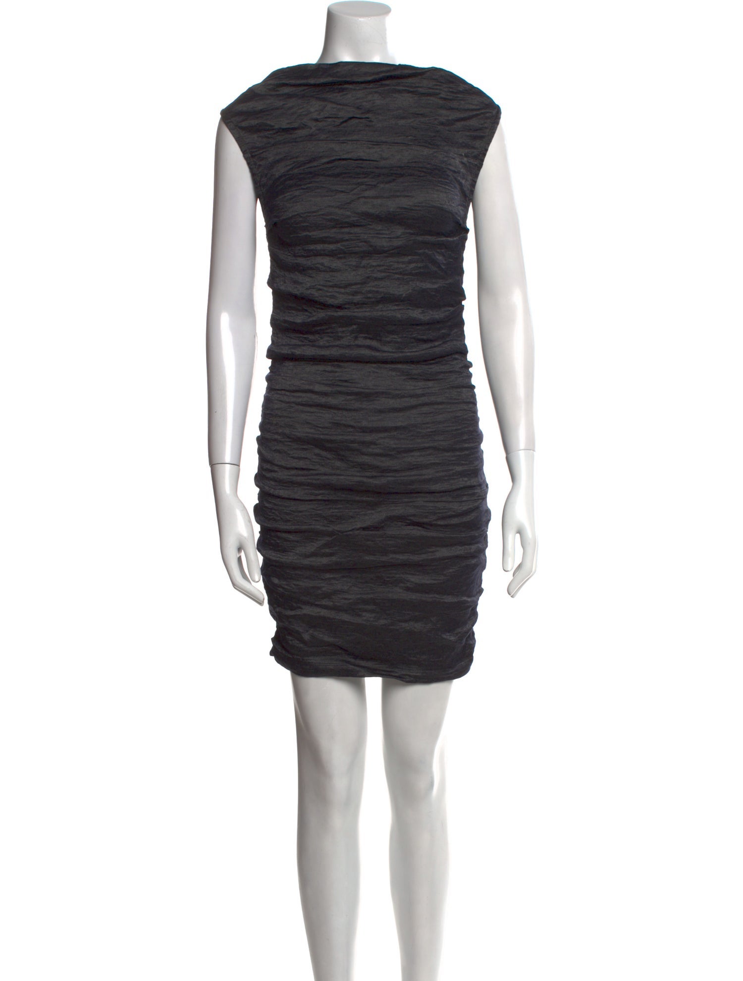 Lanvin Bateau Neckline Mini Dress