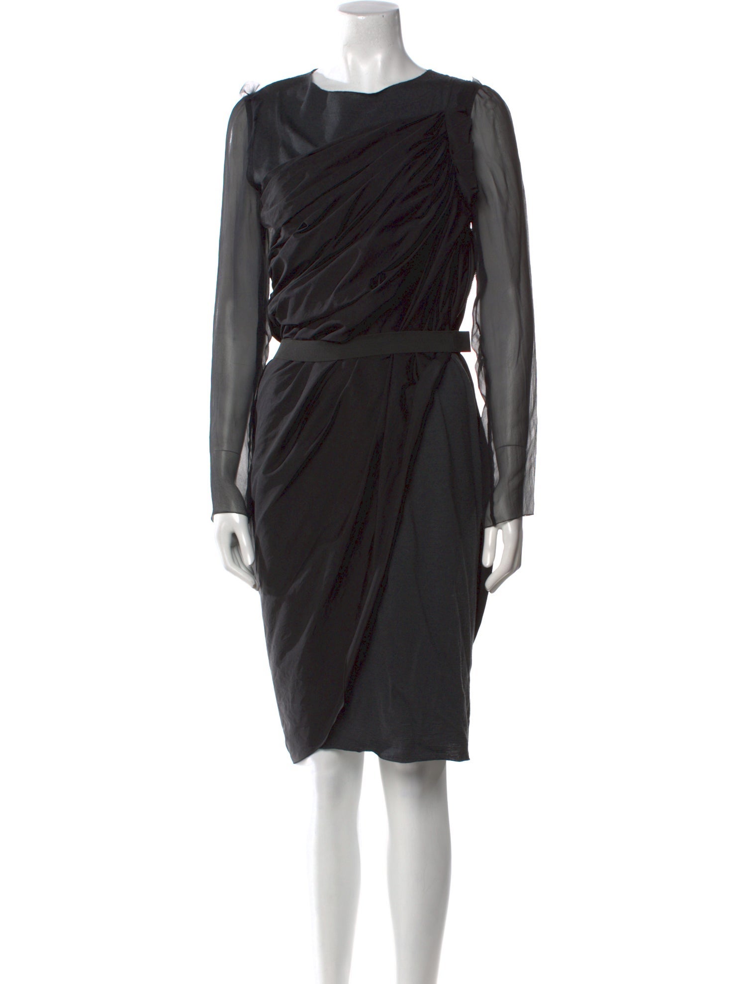Lanvin Silk Midi Length Dress