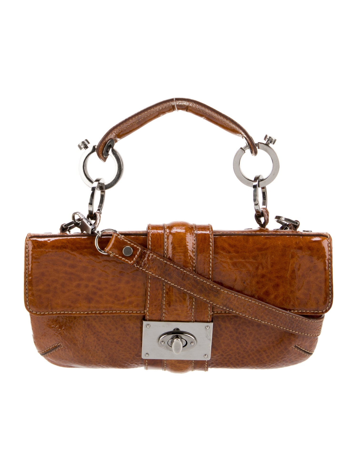 Lanvin Patent Leather Crossbody Bag