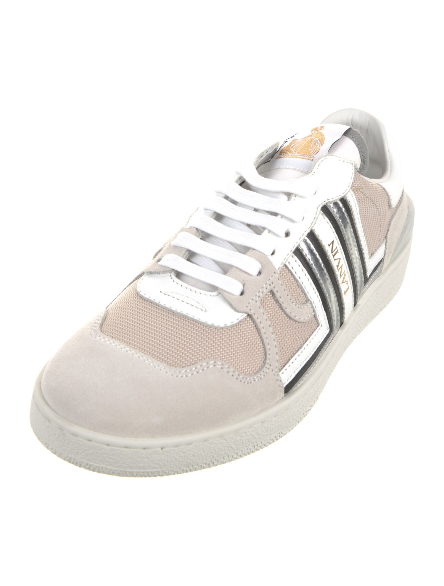 Lanvin Leather Printed Sneakers