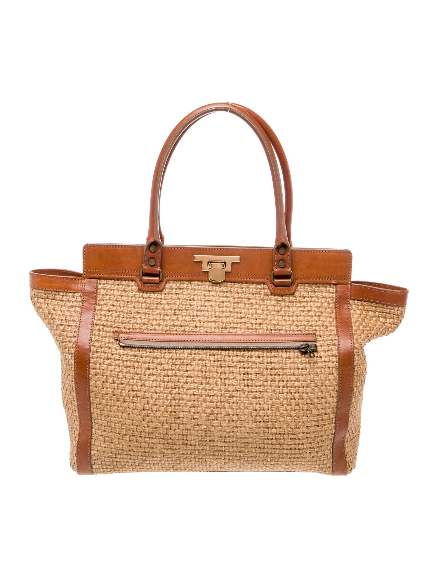 Lanvin Raffia Tote