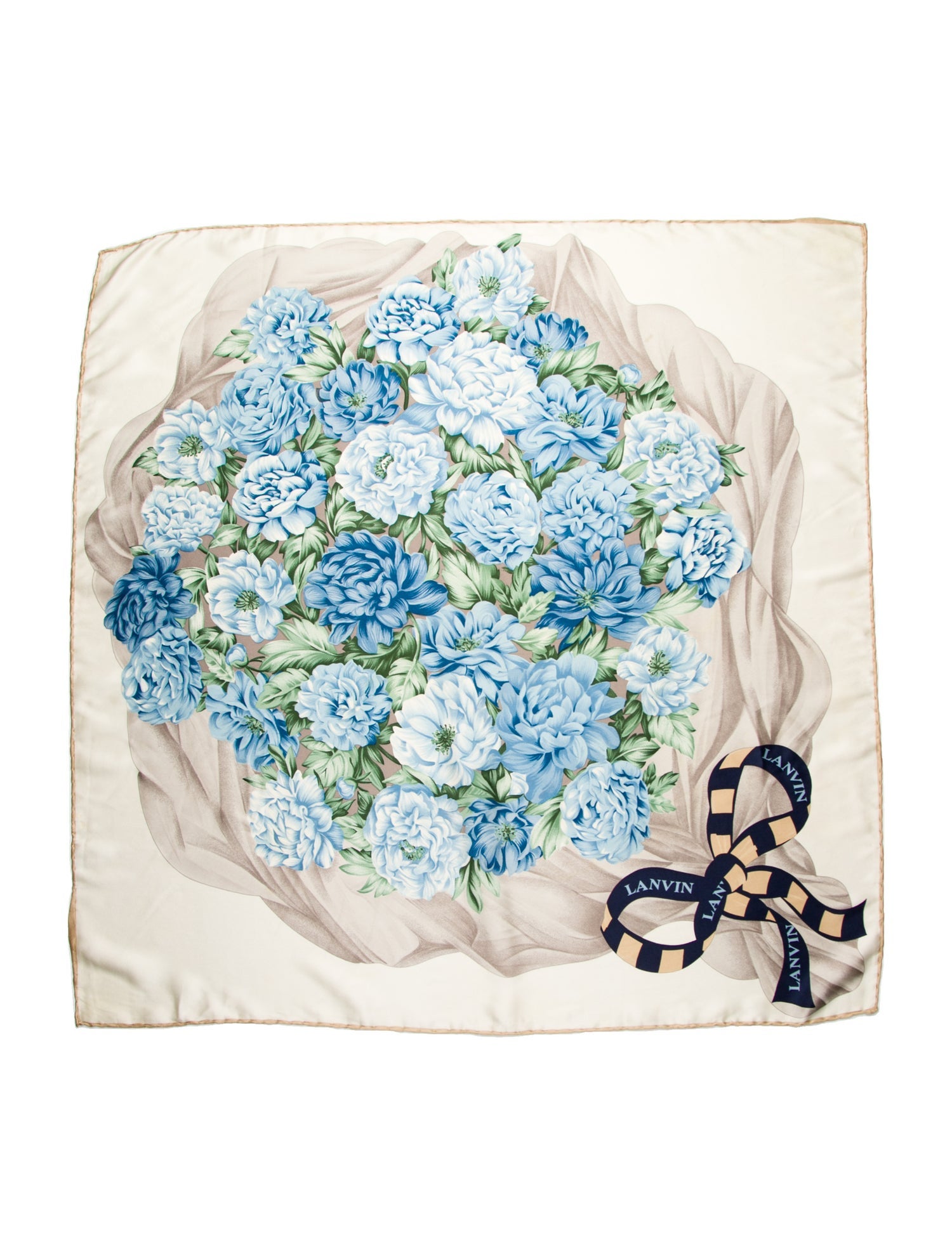 Lanvin Silk Printed Scarf