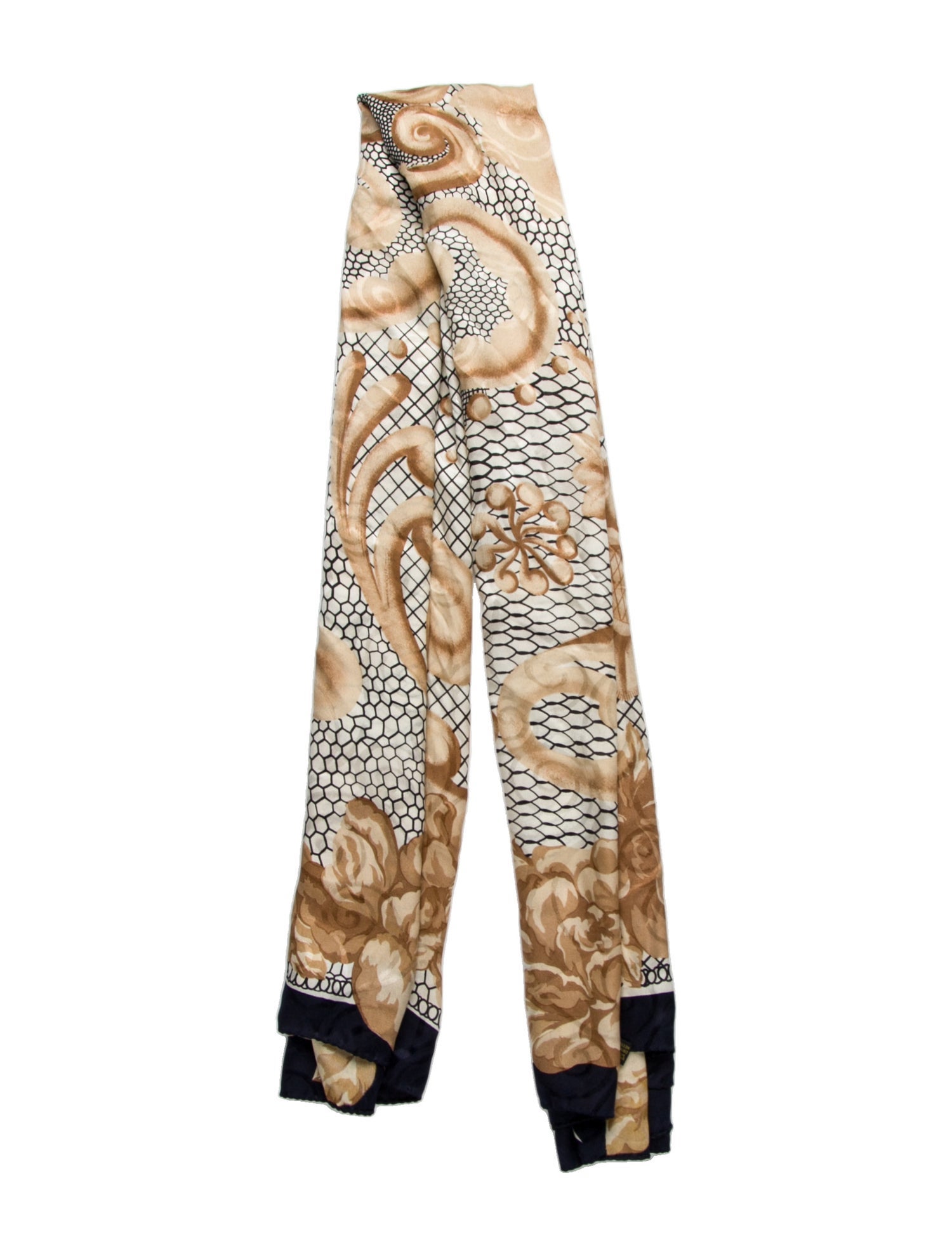 Lanvin Silk Paisley Print Scarf