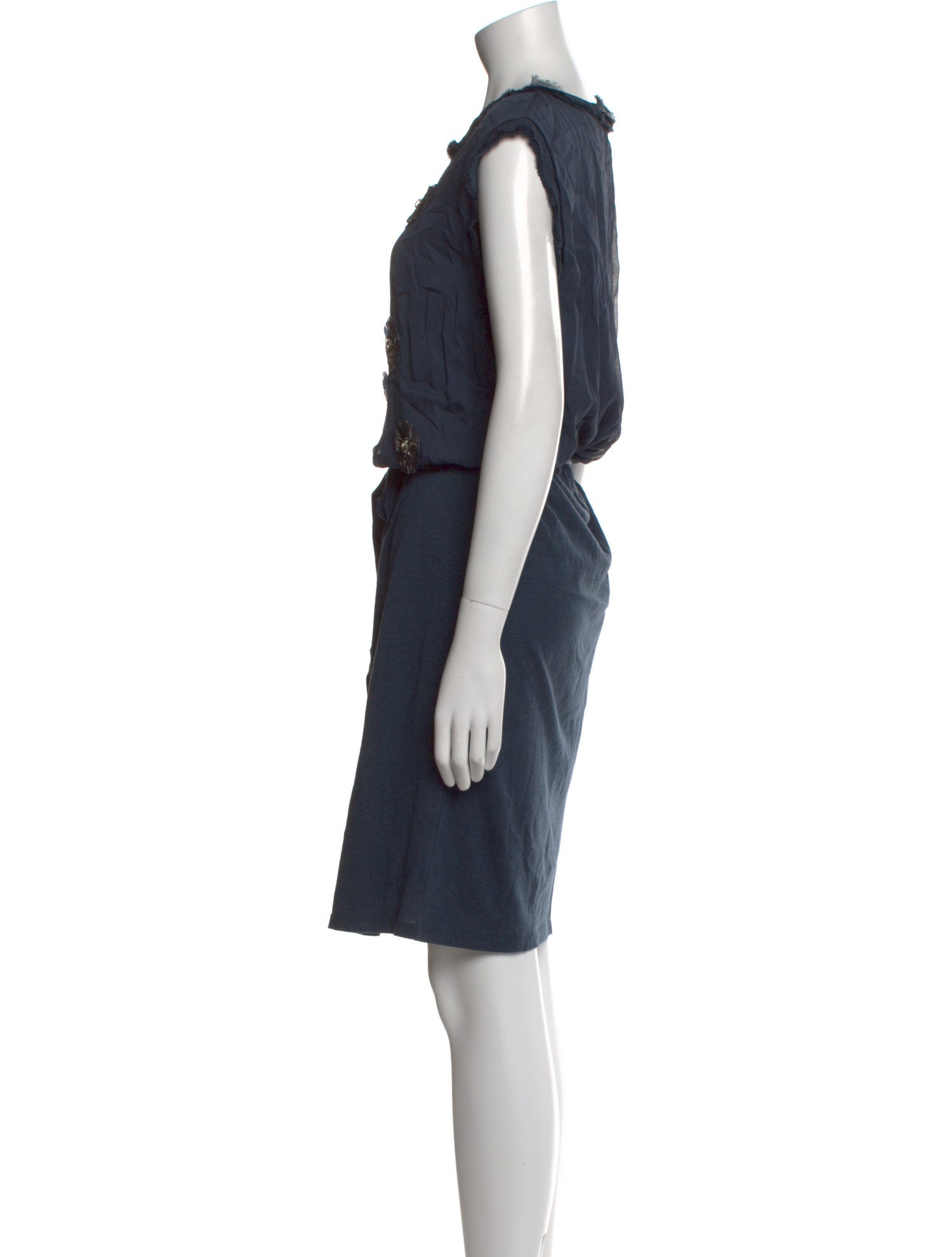 Lanvin Bateau Neckline Midi Length Dress