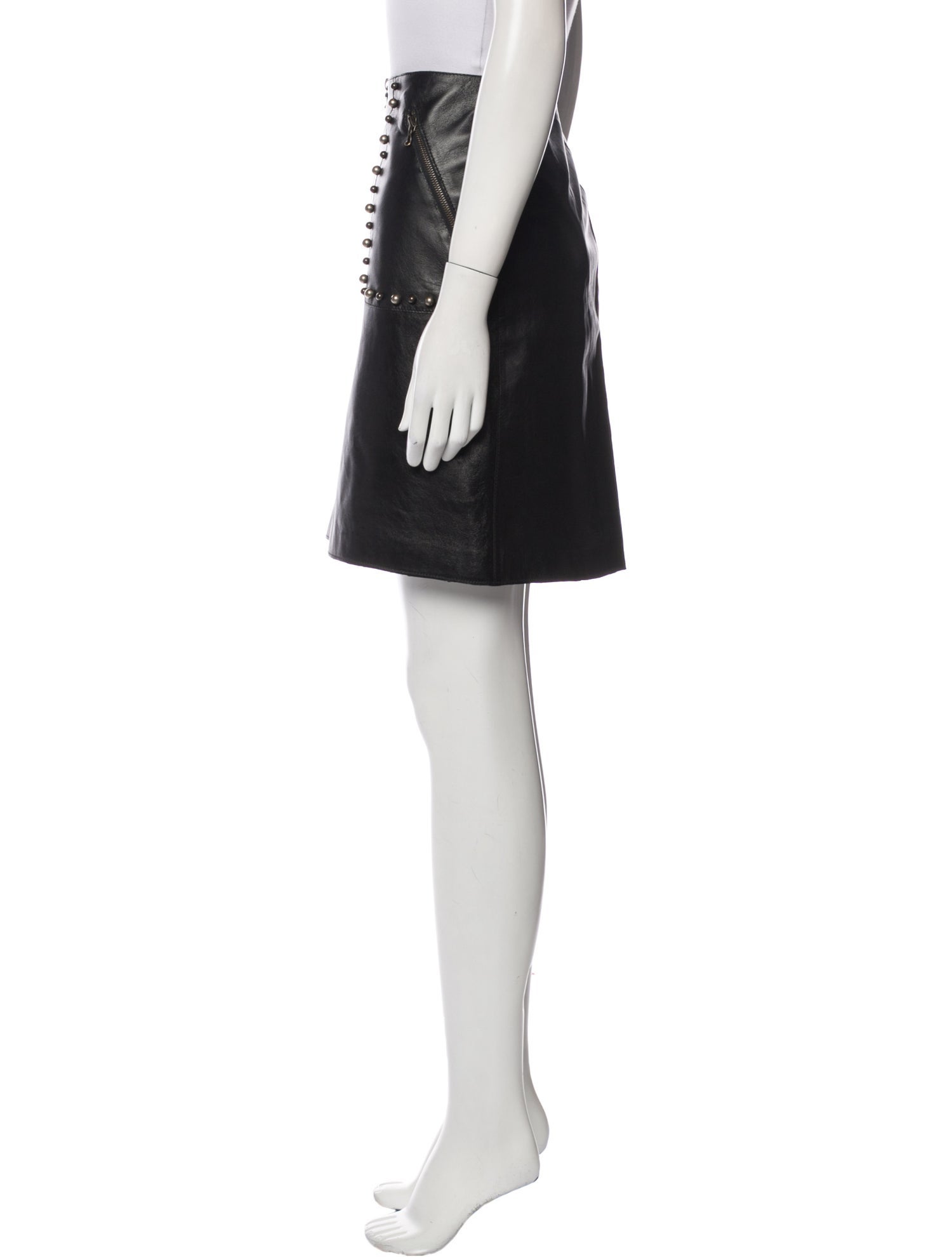 Lanvin Lambskin Mini Skirt
