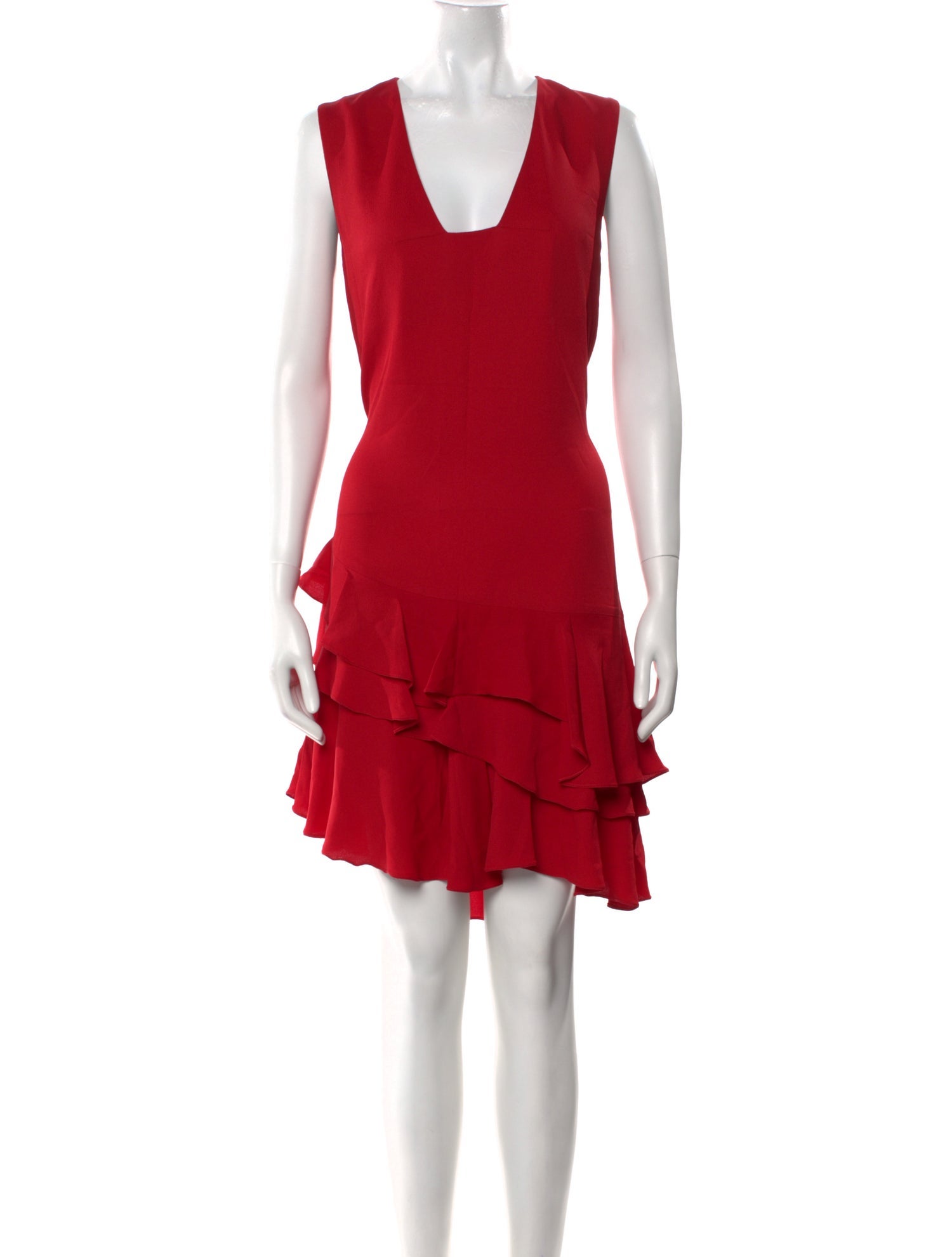 Lanvin Square Neckline Knee-Length Dress