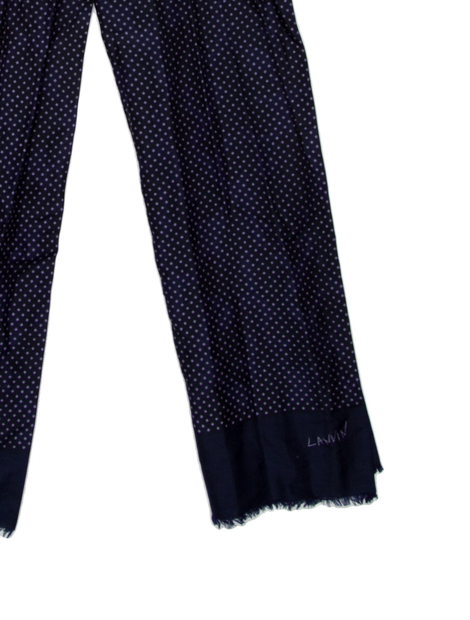 Lanvin 'Pursuit of Happiness' Striped Harness Polka Dot Print Scarf