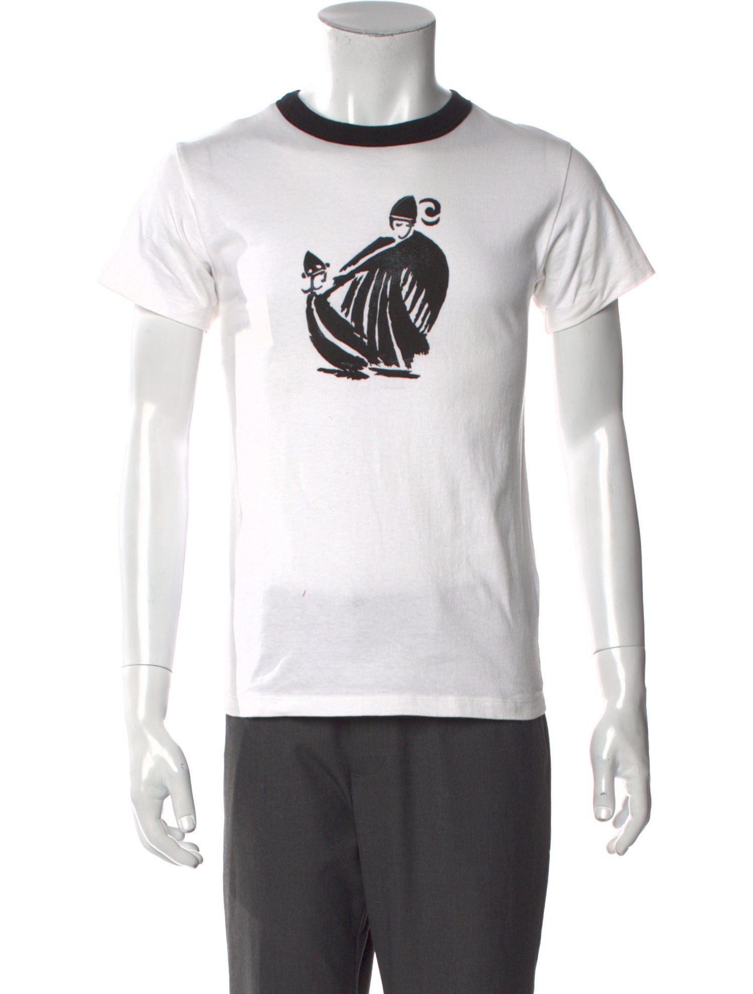Lanvin Graphic Print Crew Neck T-Shirt