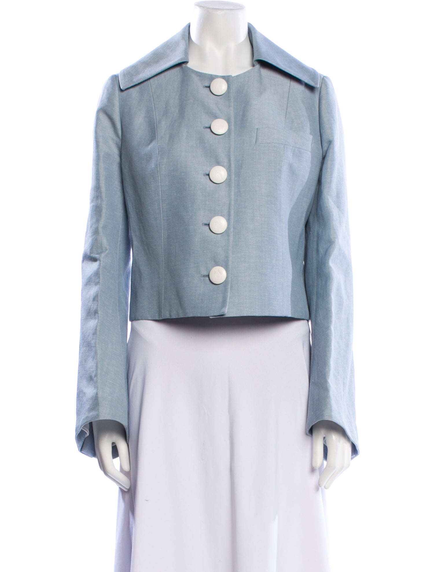 Lanvin Wool Denim Jacket - Blue Jackets, Clothing - LAN234174 | The ...