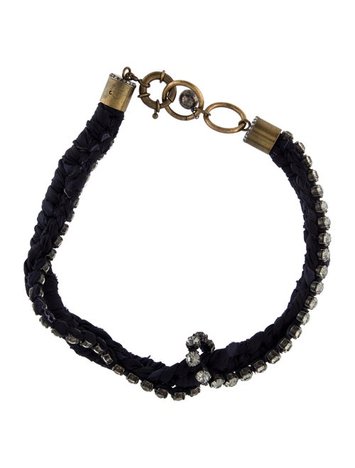 Lanvin Crystal Collar Necklace