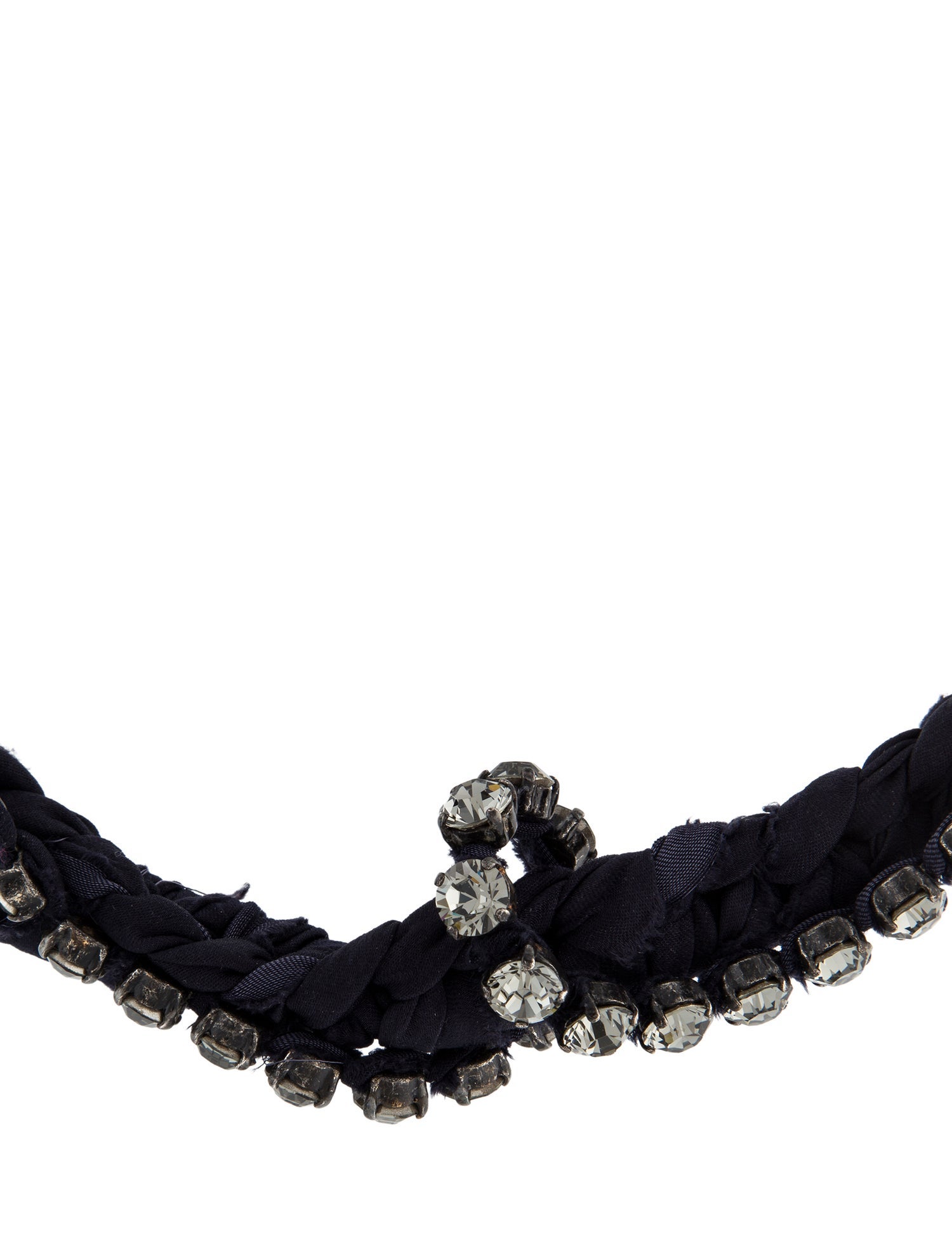 Lanvin Crystal Collar Necklace