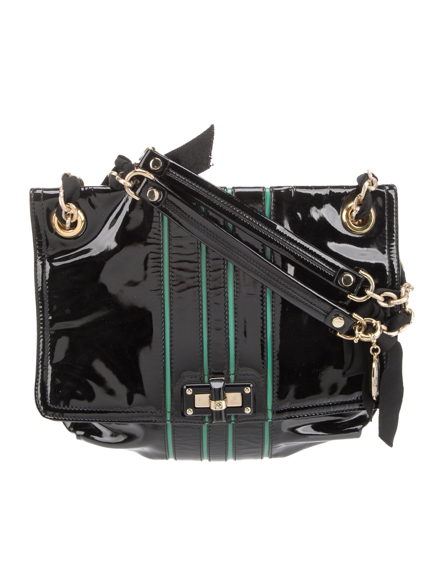 Lanvin Patent Leather Shoulder Bag