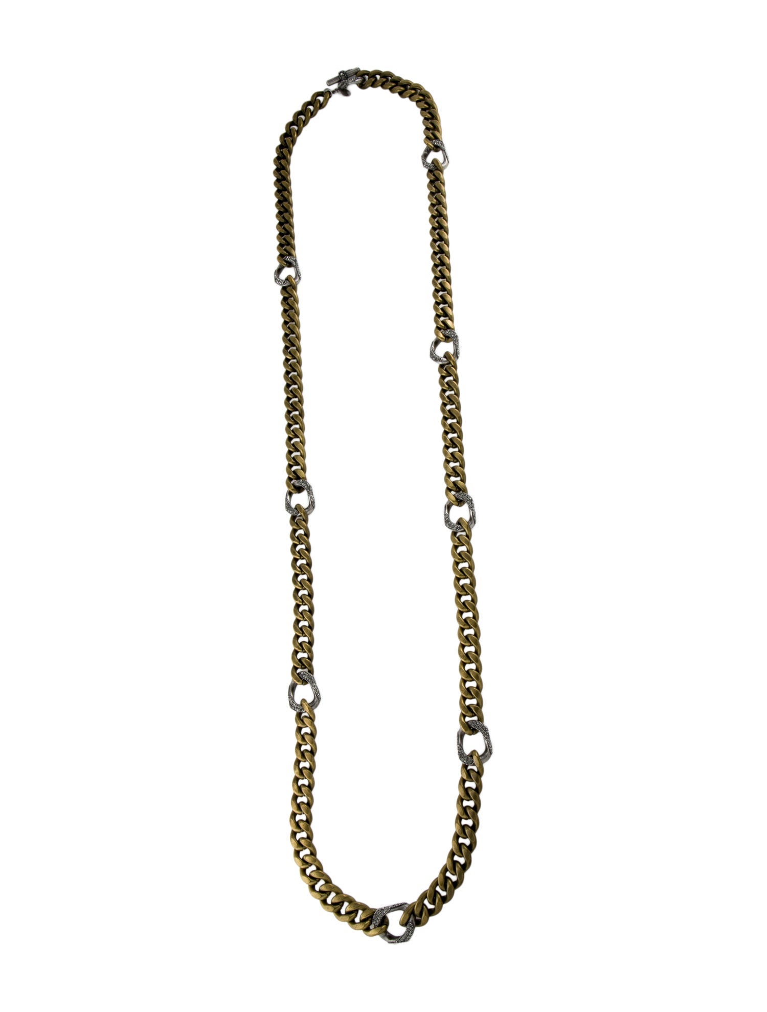 Lanvin Crystal Chain Necklace