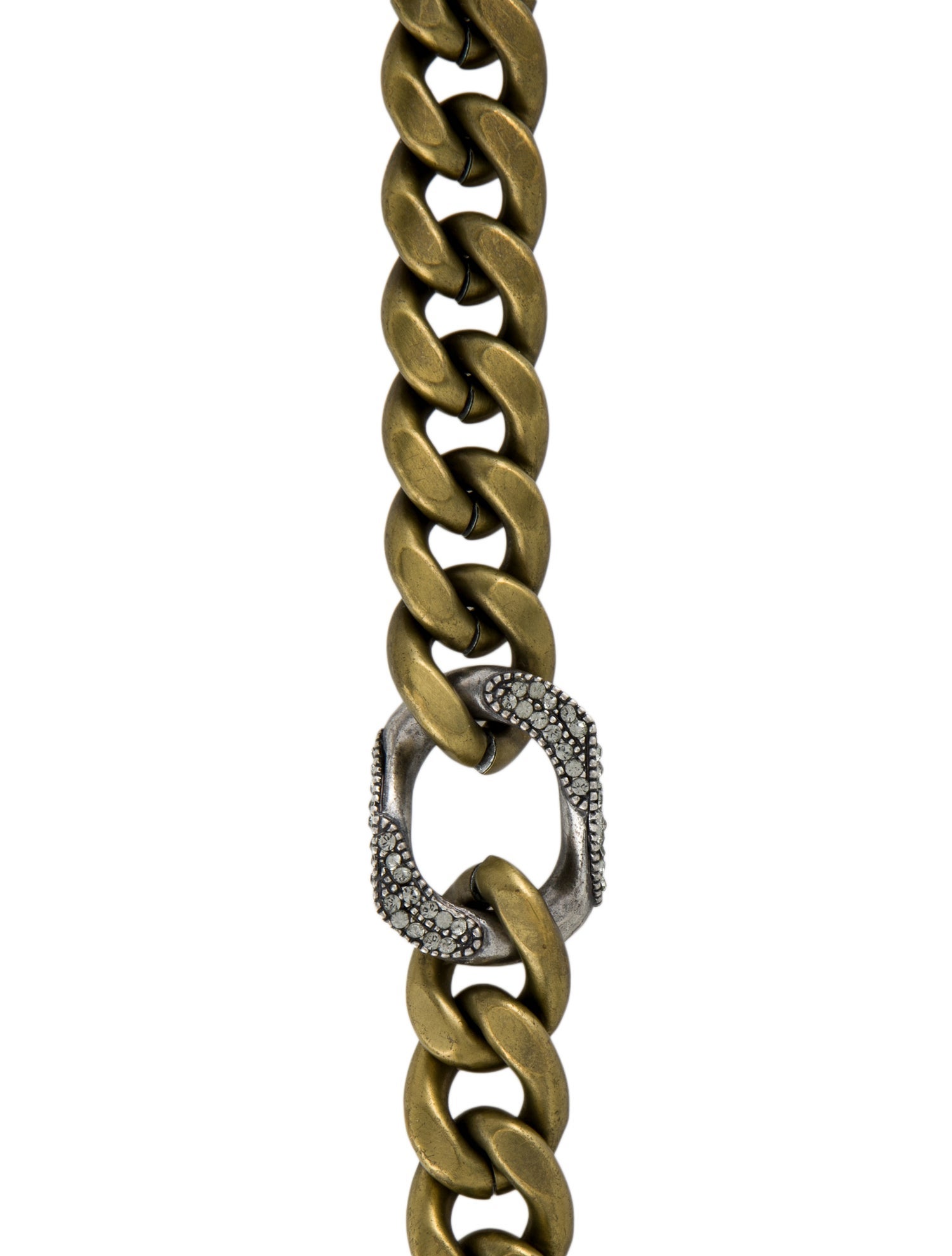 Lanvin Crystal Chain Necklace