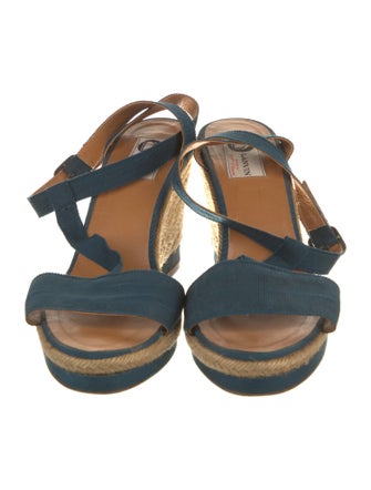 Lanvin Patent Leather Espadrilles