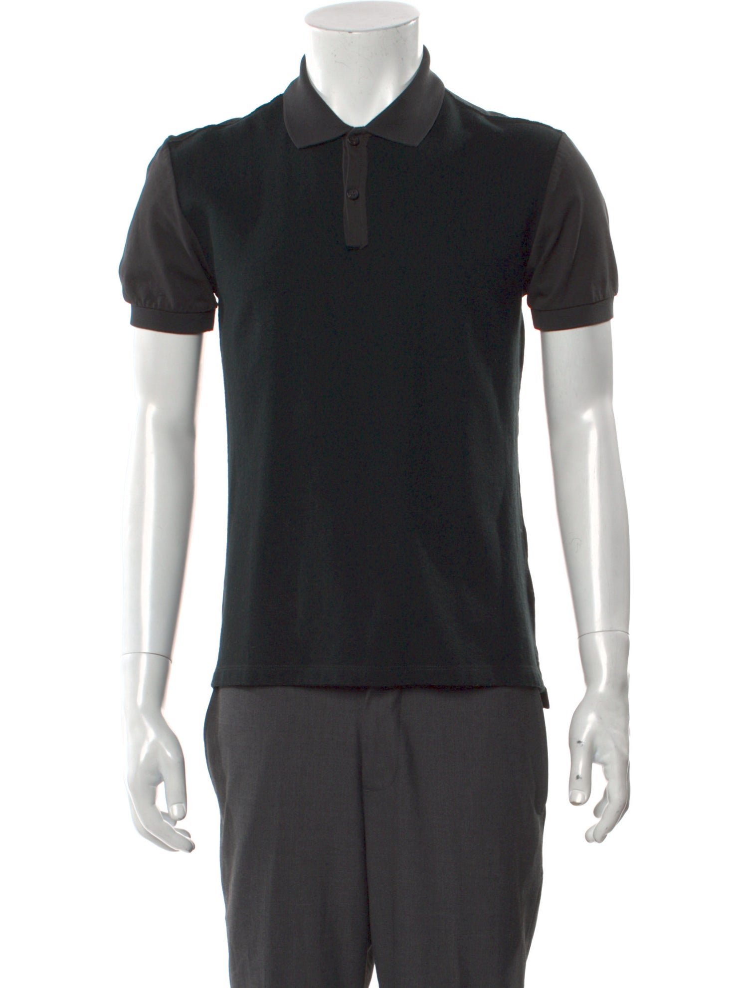 Lanvin Wool Collar Polo Shirt