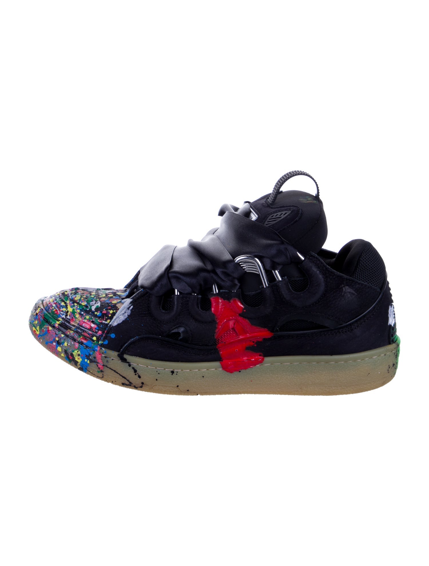 Lanvin x Gallery Dept. Suede Printed Sneakers