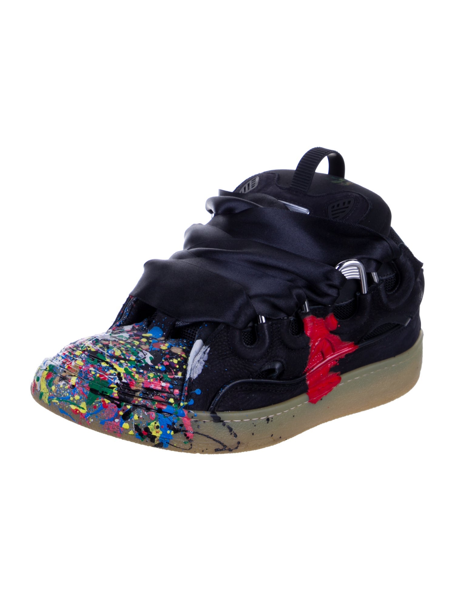 Lanvin x Gallery Dept. Suede Printed Sneakers