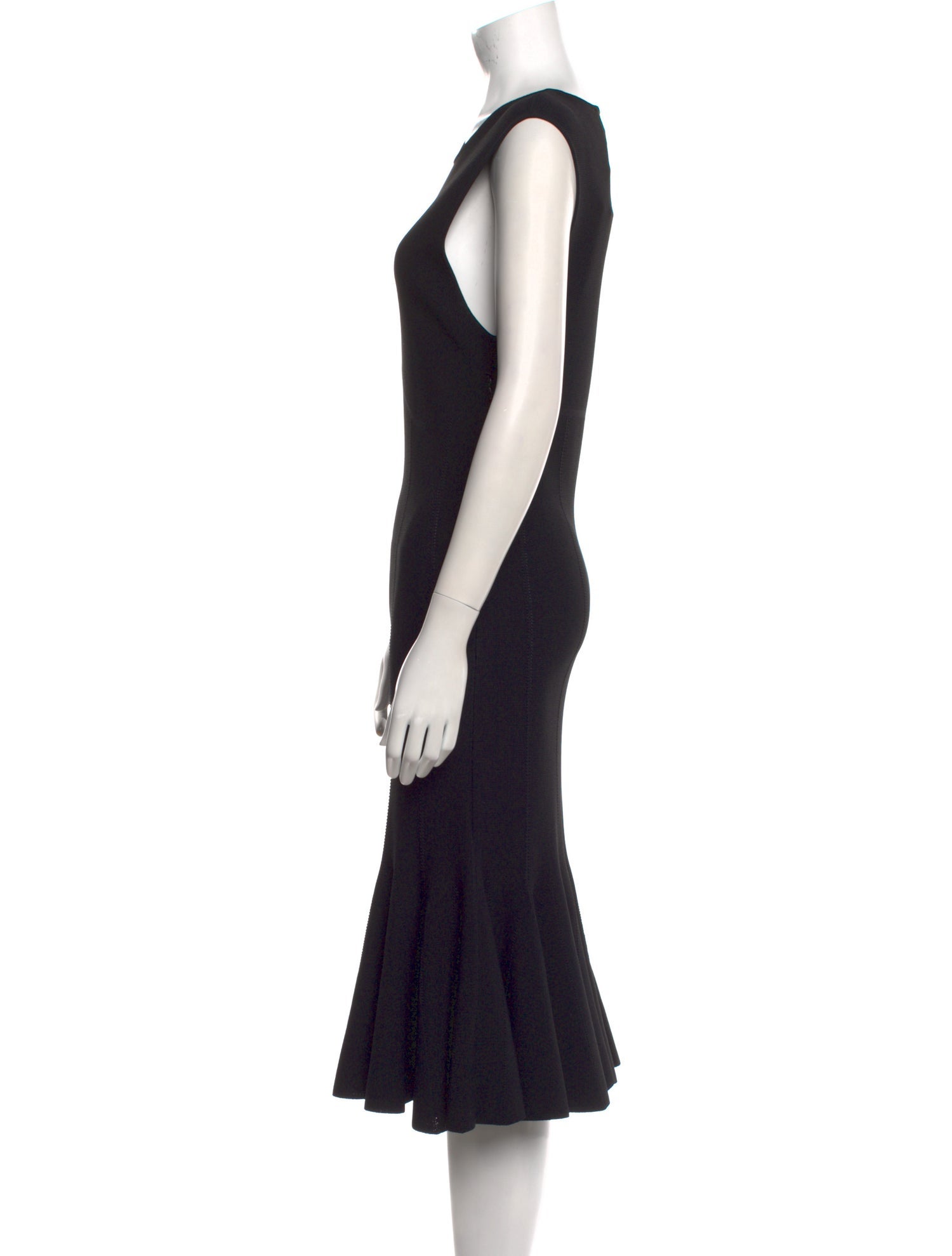 Lanvin Crew Neck Midi Length Dress w/ Tags