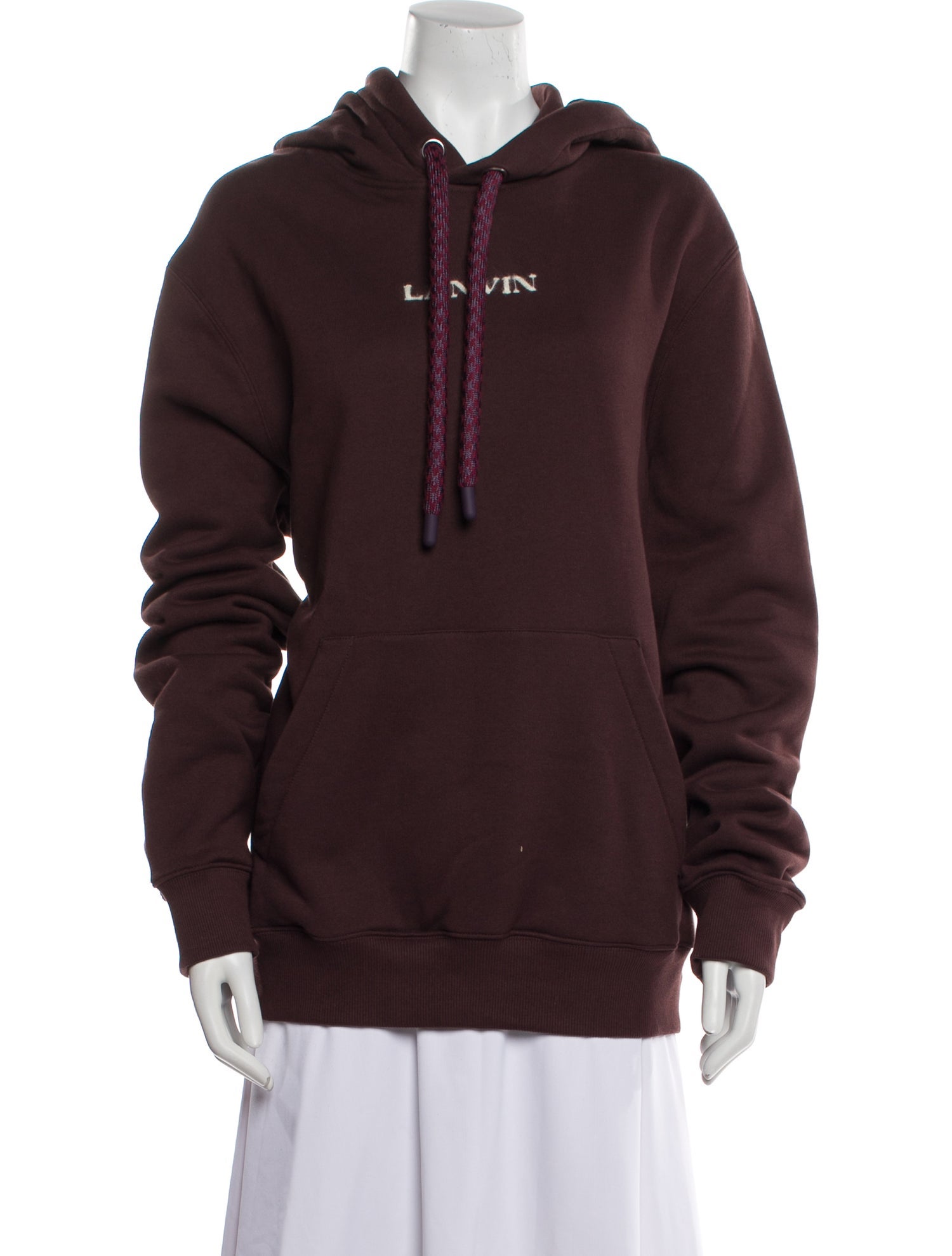 Lanvin Graphic Print Crew Neck Hoodie