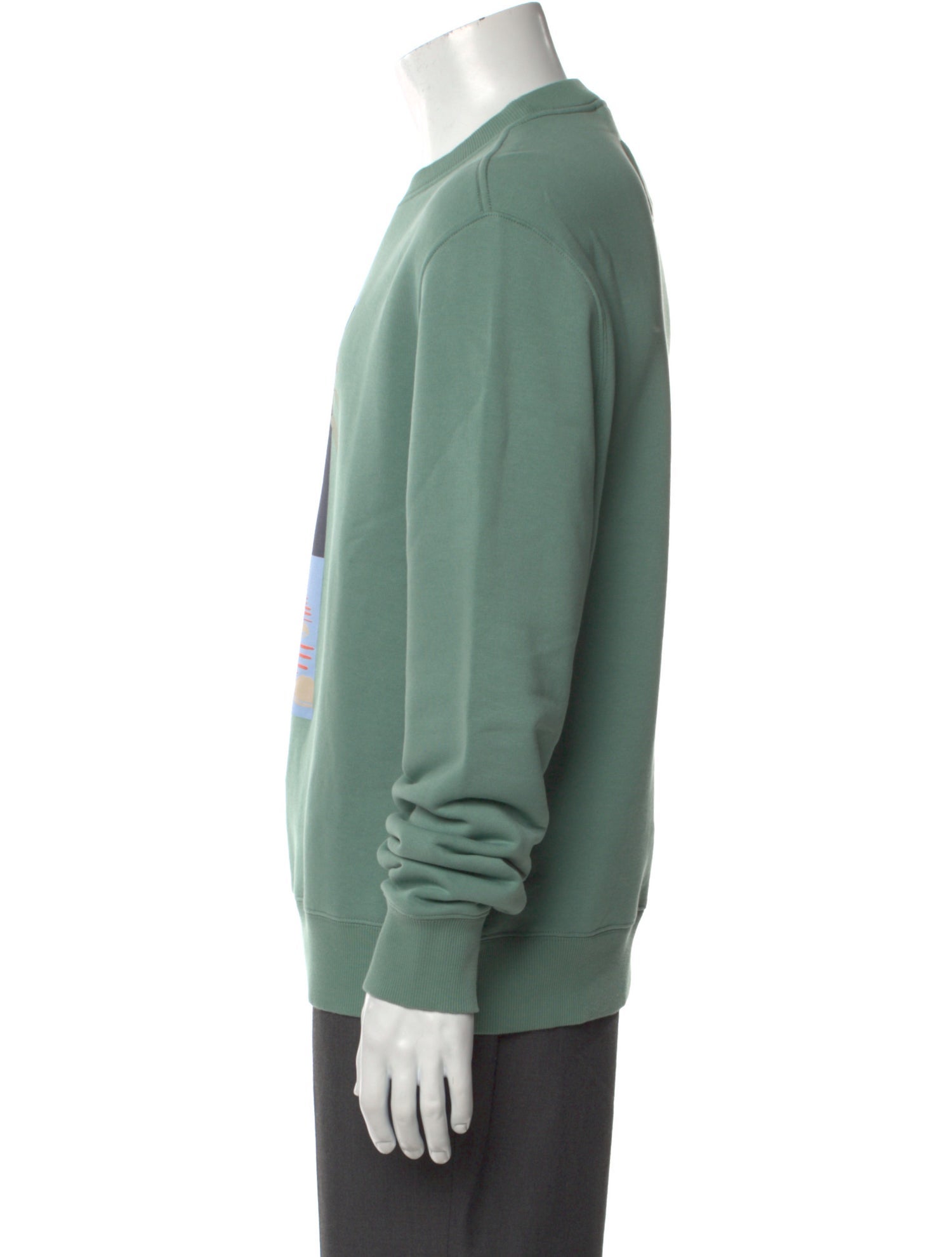 Lanvin Graphic Print Crew Neck Sweatshirt